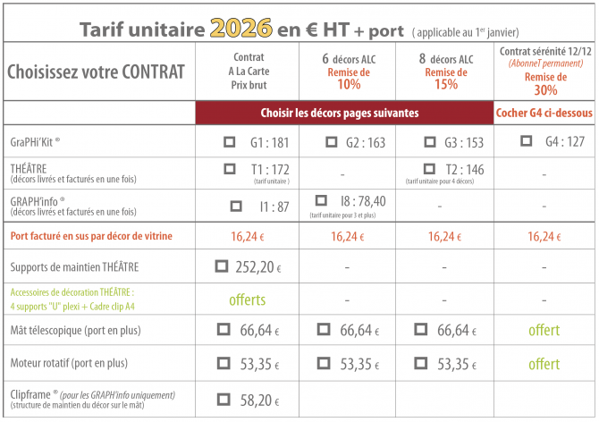 Tarif  ____________________Tarif  ______________________ Tarif - SYNTHESE COMMUNICATION